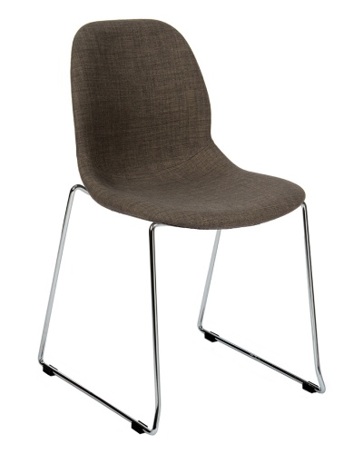 Shoreditch Upholstered Skid-Base Stacking Chair